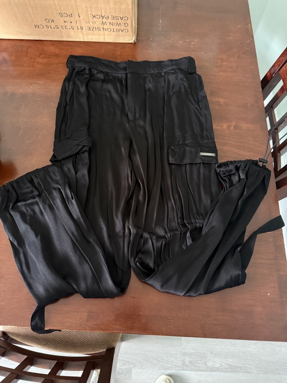 YoungLA silk cargo pants